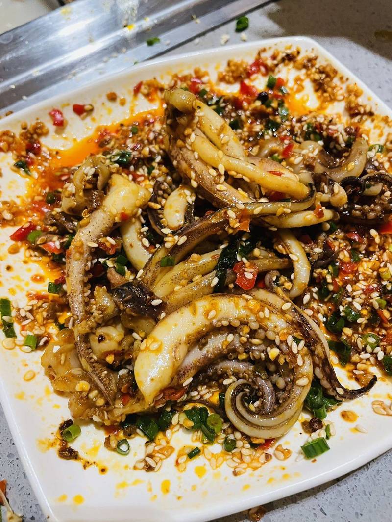 我在海底捞之隐藏吃法,麻辣鱿鱼须