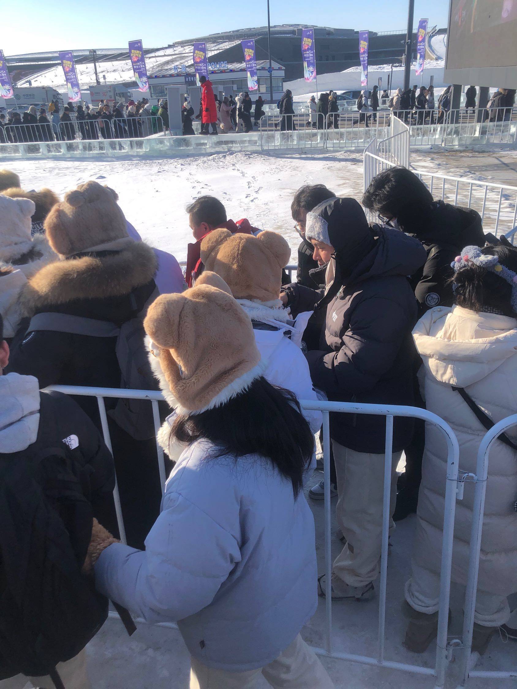 南方小土豆在哈尔滨冰雪大世界排队呢_2