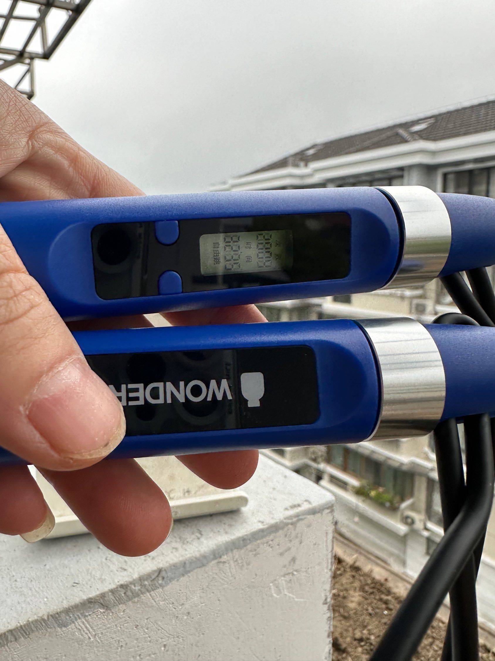 早上和晚上的跳绳对比