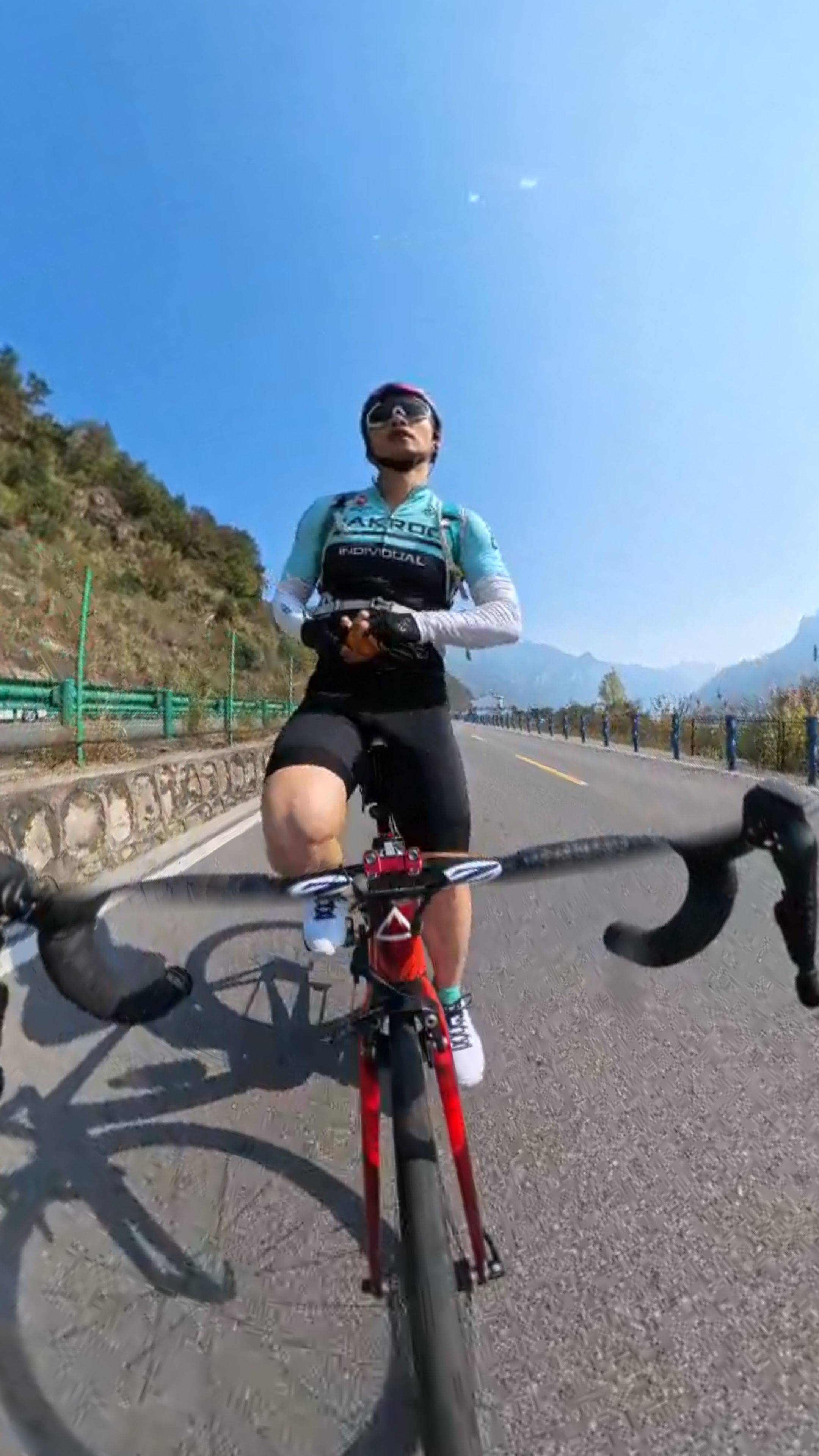 骑行的时候最放松和快乐