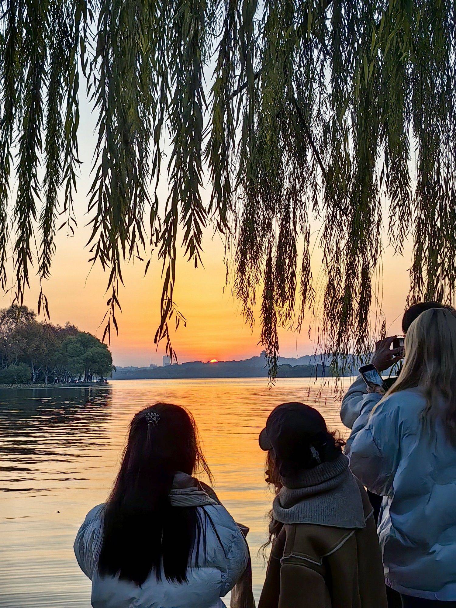 【日出西湖，深秋杭州】🌄🍂_2