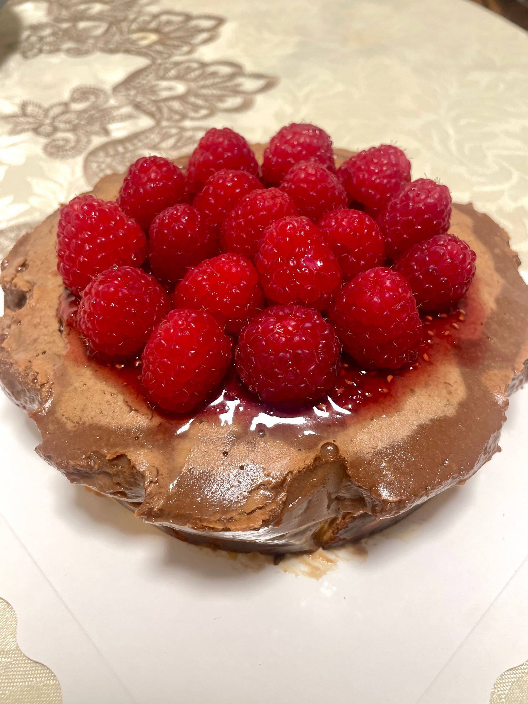 自己第一次做蛋糕🍰