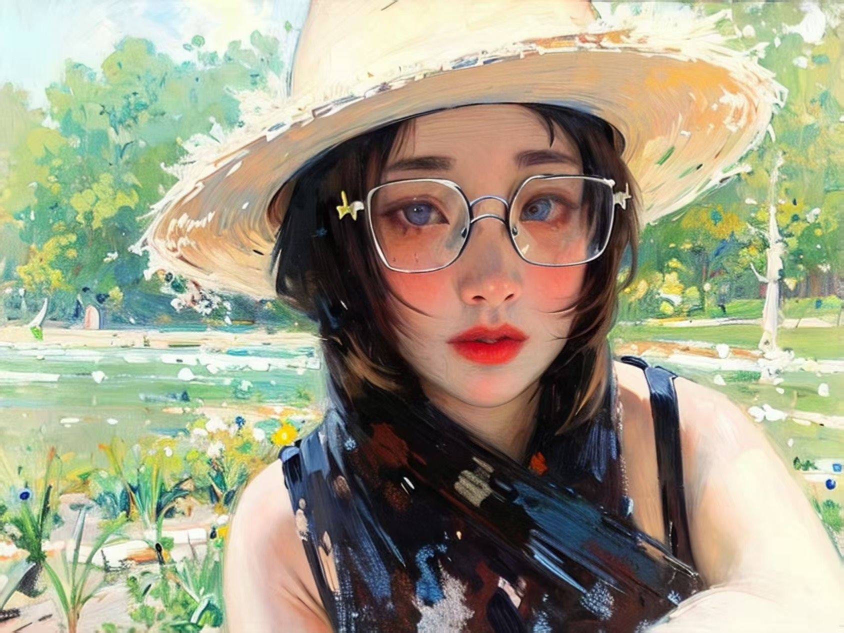 我的ai油画，尊嘟很不戳