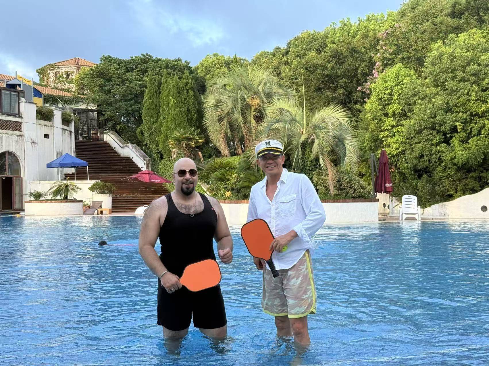 Pickleball in the pool _2