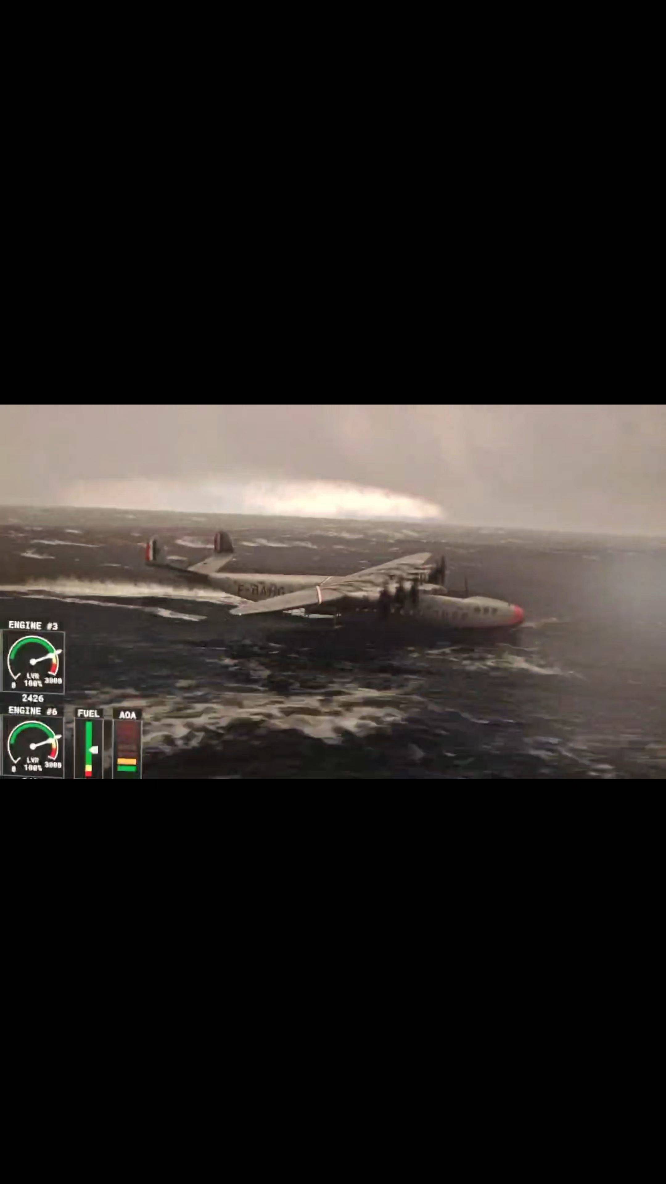 25年台风🌀 水上飞机  风暴来袭 